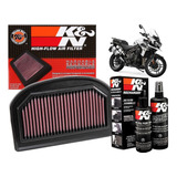 Filtro Ar K n Kit De Limpeza Kn Triumph Tiger Explorer 1200