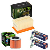 Filtro Ar Óleo Hiflo 2 Velas Iridium Bmw G650 Gs 09 17 7601