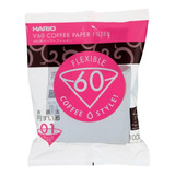 Filtro Branco Para Coador Hario V60 01 100 Unidades