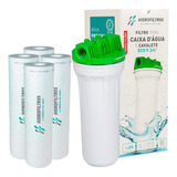 Filtro Caixa D água E Cavalete Hidrofiltros   4 Refil Extra