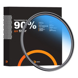 Filtro Chiaro 90 Uv 52mm Para Proteção Lente Canon Nk Sony