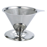 Filtro Coador Café Aço Inox Reutilizavel 103 Sem Usar Papel