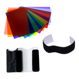 Filtro Colorido Gelatina 12 Cores Para Flash Speedlite