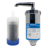Filtro Copo Abs Com Refil Universal Para Torneira De Cozinha