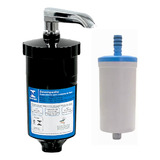 Filtro Copo Abs Com Refil Universal Para Torneira De Cozinha