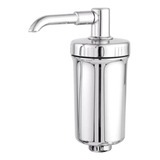 Filtro Copo Abs Universal Com Refil Filtrante Para Torneira Cor Prateado