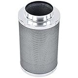 Filtro De Ar De Carbono Ativado De 6 Polegadas Para Tendas Hidropônicas Operações De Crescimento Longo Tempo De Serviço Controle De Odor Interno