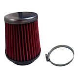 Filtro De Ar Esportivo 62mm Boca 11cm Altura Abraçadeira