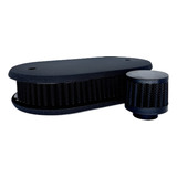 Filtro De Ar Esportivo Black Carburador Weber 40 44 respiro