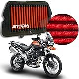 Filtro De Ar Esportivo Moto Compatível Com Triumph Tiger 800 XC Ano 2012 A 2016
