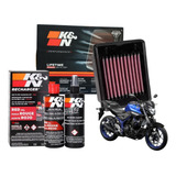 Filtro De Ar K n Kit De Limpeza Yamaha Mt03 Yzf R3