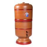 Filtro De Barro 10 Litros Com 1 Vela Carvão Ativado E 1 Boia