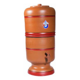 Filtro De Barro 10 Litros Com 1 Vela Carvão E 1 Boia Retro
