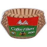 Filtro De Café Melitta Não Branqueado 200 Unidades