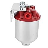Filtro De Combustível De Canister Grande Brilluxa ALL40250 3 8 NPT Entrada Saída Com Acabamento Cromado Tipo Canister Filtro De Combustível Com Classificação De 10 Mícrons