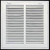 Filtro De Grade De Filtro De Ar De Retorno De 25 4 Cm X 25 4 Cm Incluído Face Porta Removível Tampa Do Duto De Ventilação HVAC Branco Dimensões Externas 12 5 W X 11 75 H 