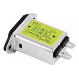 Filtro De Linha Industrial Supressor Emi 10a Com Conector Ac