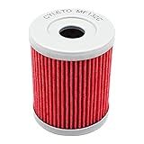 Filtro De óleo 1-2-4 Peças De Motocicleta Filtro De óleo Para SYM Maxsym 400 400I 2011 2012 2013 2014 2015 SYM Maxsym 600 600I 2016 Elemento De Filtro De óleo -cor- 1pc-red-