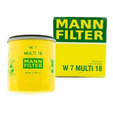 Filtro De Óleo Mann Filter W7 Multi 18