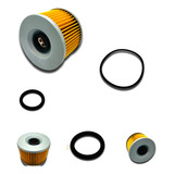 Filtro De Óleo Ninja 250 Zx 10 86 89 Zx 11 90 98 Com Orings