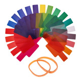 Filtro Difusor Colorido P Flash Universal Gelatina 20 Cores