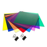 Filtro Difusor De Flash Colorido Gelatinas De Gel 30cm