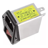 Filtro Emi 10a industrial Tomada Interruptor E Porta Fusível