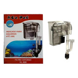 Filtro Externo Ace Pet Hl 400 Para Aquarios Até 100 Litros