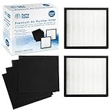 Filtro Fette Kit De Filtro De Purificador De Ar Compatível Com Oreck WK01234QPC Airvantage Airvantage Plus Kit De Filtro De Purificador De Ar Para Animais De Estimação Para WK10002QPC WK10052QPC Contém 2 Filtros HEPA 4 Filtros De Carbono