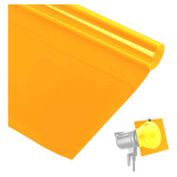 Filtro Gelatina Para Iluminação E Estúdio Laranja 85a