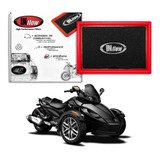 Filtro Lavável Inflow Esportivo Can am Spyder 998 2013