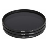 Filtro Nd8 Nd4 Ou Nd2 49mm 52mm 55mm 58mm 67mm 72mm 77mm 82m