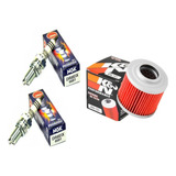 Filtro Oleo K n Kn 151 02 Vela Iridium Bmw G 650 Gs 08 16