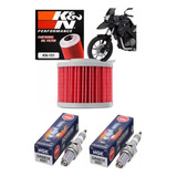 Filtro Oleo K n Kn 151 02 Vela Iridium Bmw G 650 Gs 08 16