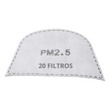 Filtro Para Mascara Face Shield 20 Unidades Pm2 5 Refil