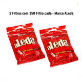 Filtro Piteira Aleda Slim Classico 2 Unid 150 Filtros Cada