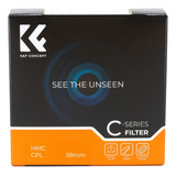 Filtro Polarizador 58mm Ultra slim K f Série C