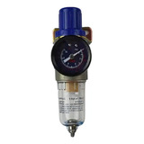 Filtro Regulador De Ar Para Compressor 1 4 Com Manometro