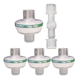 Filtro Respiratório Hmef Ventilação Mecânica 20 Unidades