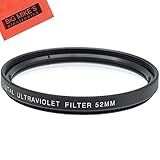 Filtro UV De 52 Mm Para Canon EOS M50 Mark II Com 55 200 Mm EF S 24 Mm F 2 8 Fujifilm XT 200 Com 15 45 Mm XF35mm F1 4 R Nikon Z5 Com 24 50 Mm NIKKOR Z 40 Mm D5100 D52000000000 D55000 DCom Lente 18 55 Mm