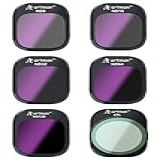 Filtros Artman Mini 4 Pro ND Pacote Com 6 Filtros De Lente De Câmera Drone Multirevestidos Para DJI Mini 4 Pro ND8 ND16 ND32 ND64 ND128 Filtros CPL Versão De Moldura De Liga De Alumínio
