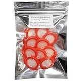 Filtros De Seringa Científica Biomed Membrana PTFE 25 Mm De Diâmetro 0 22um Tamanho Dos Poros Não Esterilizado Pacote Com 10