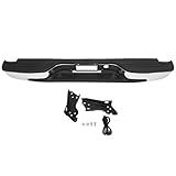 FINDAUTO Para Choque Traseiro Cromado Amortecedor Traseiro Adequado Para 1999 2006 Para Chevrolet Silverado 1500 E GMC Sierra 1500 2007 Para Chevrolet Silverado 1500 Classic E GMC Sierra 1500