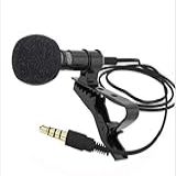 FingerLakes Microfone De Lapela Profissional De Lapela Condensador Omnidirecional Para Gravação Do YouTube   Podcast   Vídeo   Entrevista   Ditado De Voz