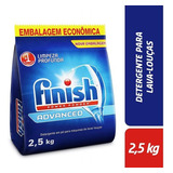 Finish Advanced Detergente Em Pó Máquina
