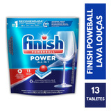 Finish Powerball Sabão Maquina Lava Louças Pastilha 13un
