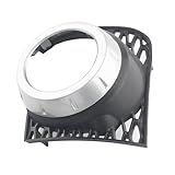 FINMOKAL Capa De Moldura De Farol De Neblina Para Para Choque Dianteiro Esquerdo Compatível Com Land Rover Range Rover 2010 2012 LR024328 Preto Prata 