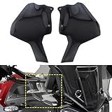 FINMOKAL Defletor De Ar De Para Brisa Superior Para Carenagem De Motocicleta Com Asas Laterais Compatíveis Com Triumph Tiger 900 2020 2023 Tiger 850 2021 2023 Preto 