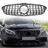 FINMOKAL GT R Grade Frontal Sem Furo De Câmera Estilo AMG Para Mercedes Benz W205 2019 2021