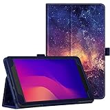 Fintie Capa Fólio Para Alcatel Joy Tab 2 Tablet 8 Versão 2020 Modelo 9032Z Capa Protetora De Couro Sintético Premium Com Suporte Para Lápis Para Alcatel Joy Tab 2 Tablet De 8 Polegadas Galaxy 